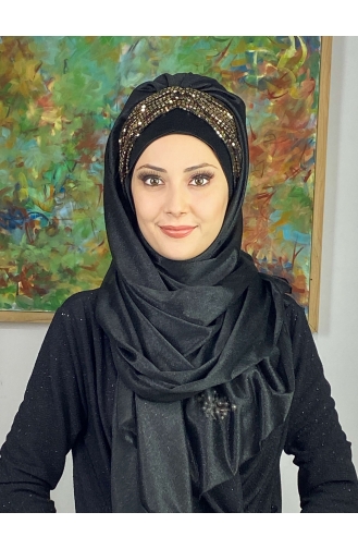 Golden Yellow Ready to wear Turban 17ŞAL52-03