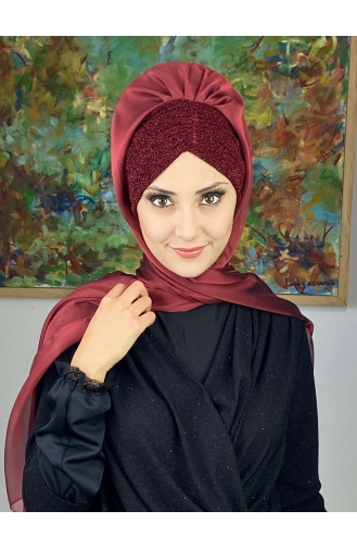 Turban Pret-a-Porter Bordeaux 17ŞAL1-10