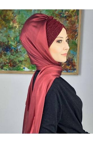 Turban Pret-a-Porter Bordeaux 17ŞAL1-10