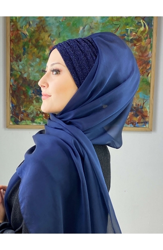 Turban Pret-a-Porter Bleu Marine 17ŞAL1-01