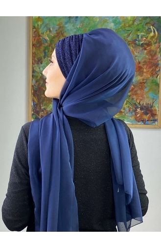 Turban Pret-a-Porter Bleu Marine 17ŞAL1-01