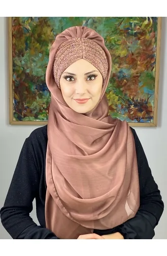 Copper Ready to Wear Turban 17ŞAL1-03