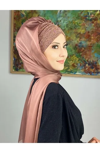 Copper Ready to Wear Turban 17ŞAL1-03