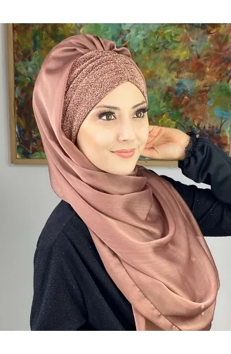 Copper Ready to Wear Turban 17ŞAL1-03