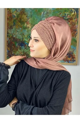 Copper Ready to Wear Turban 17ŞAL1-03