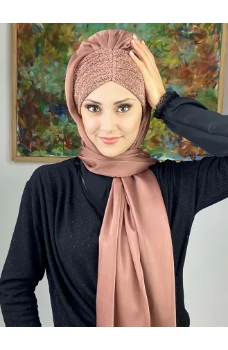 Copper Ready to Wear Turban 17ŞAL1-03