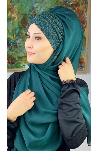 Emerald Ready to wear Turban 17ŞAL1-08