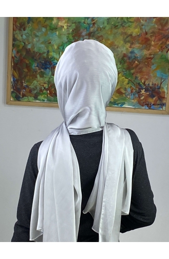 Silbergrau Praktischer Turban 17ŞAL1-09