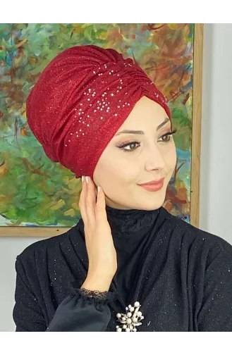 قلنسوة خارجية مُجمّعة موديل سلطان 20ARA181222-03 لون أحمر 20ARA181222-03