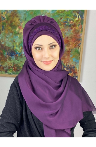 Turban Pret-a-Porter Pourpre 17ŞAL12-10