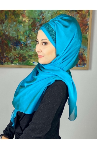 Glass Green Ready to wear Turban 17ŞAL12-04