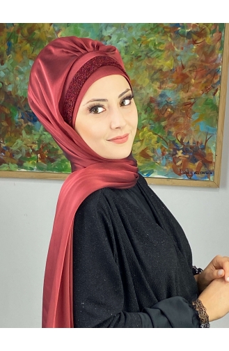 على استعداد لارتداء التوربان أحمر كلاريت 17ŞAL12-09