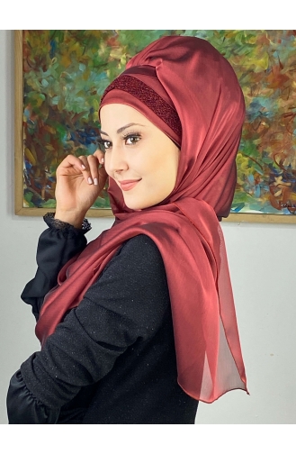 على استعداد لارتداء التوربان أحمر كلاريت 17ŞAL12-09