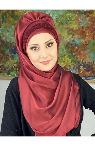 على استعداد لارتداء التوربان أحمر كلاريت 17ŞAL12-09