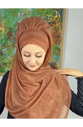 Copper Ready to Wear Turban 17ŞAL64-01