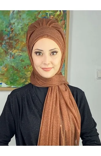 Copper Ready to Wear Turban 17ŞAL64-01