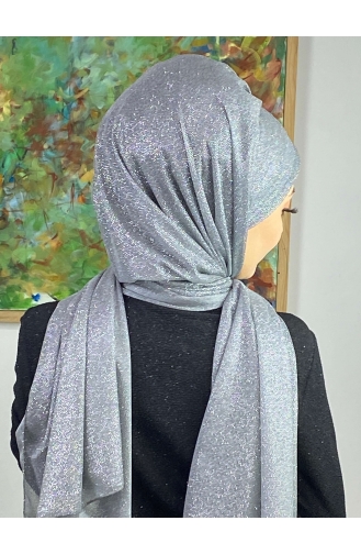 Gray Ready to Wear Turban 17ŞAL64-03