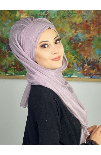 Light Lilac Ready to Wear Turban 17ŞAL64-04