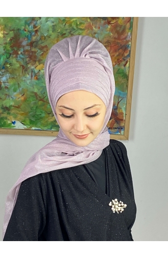 Light Lilac Ready to Wear Turban 17ŞAL64-04