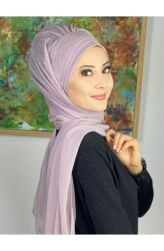 Light Lilac Ready to Wear Turban 17ŞAL64-04