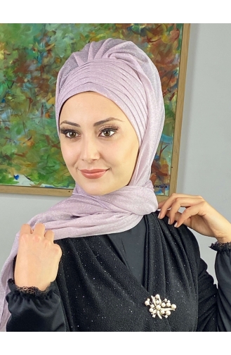 Helllila Praktischer Turban 17ŞAL64-04