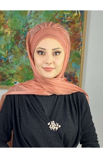 Salmon Ready to Wear Turban 17ŞAL64-05