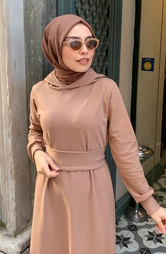 Maroon İslamitische Jurk 00216-04