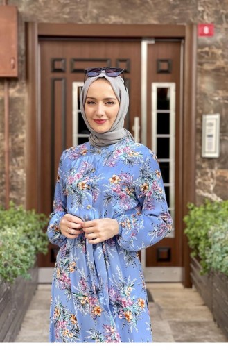 Indigo Hijab Kleider 0265SGS.ING