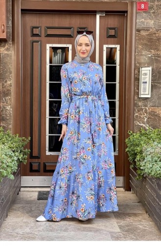 Robe Hijab Indigo 0265SGS.ING