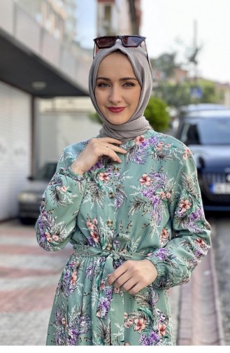 Robe Hijab Vert menthe 0265SGS.MNT