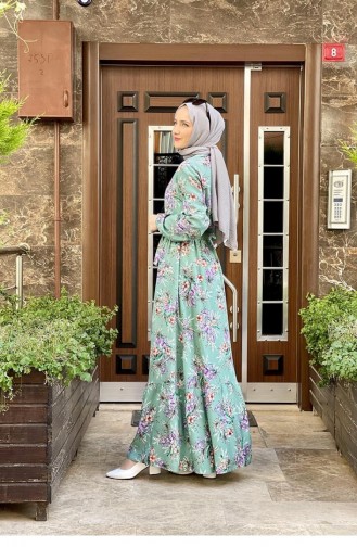 Robe Hijab Vert menthe 0265SGS.MNT