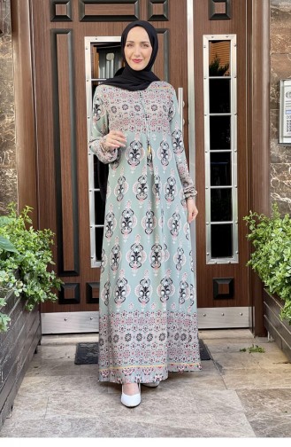 Green İslamitische Jurk 0272SGS.CYS