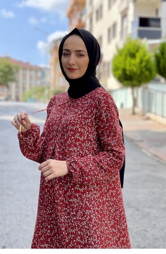 Robe Hijab Bordeaux 0278SGS.BRD