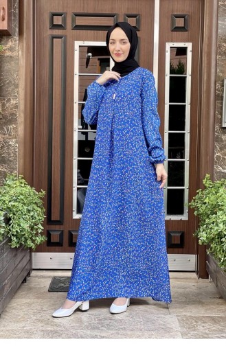 Saks-Blau Hijab Kleider 0278SGS.SKM