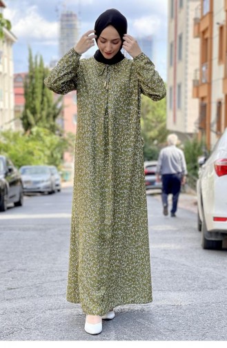 Green Hijab Dress 0278SGS.YSL