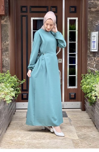 Unreife Mandelgrün Hijab Kleider 1517TGM.CYS