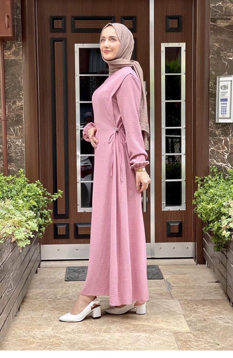 Dusty pink hijab dress store