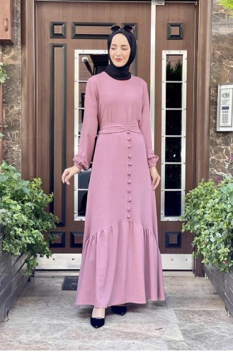 Dusty Rose Hijab Dress 1519TGM.GKR