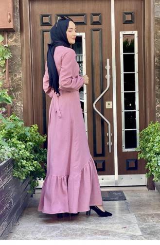 Dusty Rose Hijab Dress 1519TGM.GKR