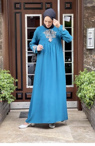 Robe Hijab Pétrole 2004MG.PTR