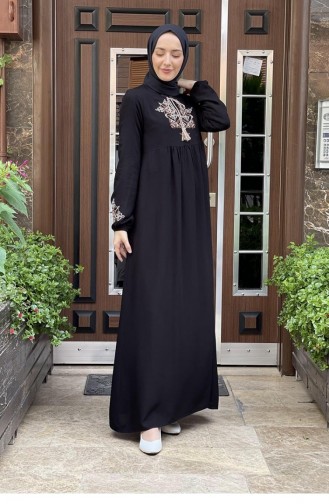 Robe Hijab Noir 2004MG.SYH