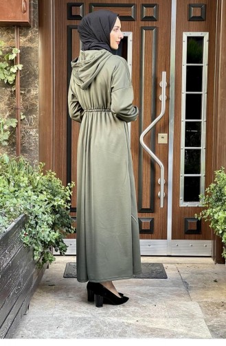 Khaki Hijab Dress 2018MG.HAK
