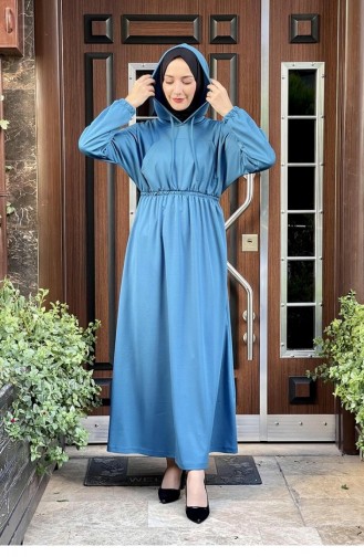 Petroleum Hijab Kleider 2018MG.PTR