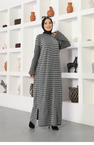 Gray Hijab Dress 5003MDO.GRI