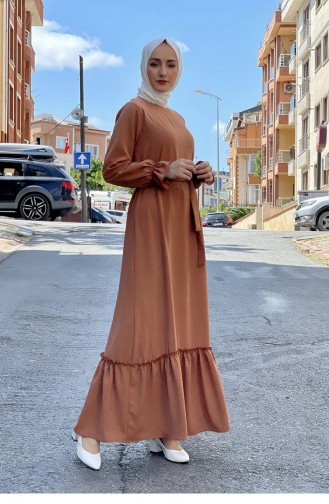 Onion Peel Hijab Dress 5022BGM.SGK