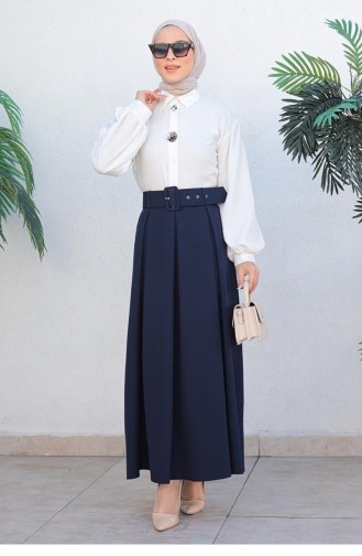 Navy Blue Skirt 5053NRS.LCV