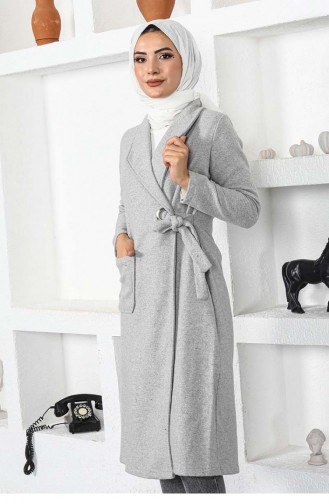 Kaşe Coat 5172-10 Light Gray 5172-10