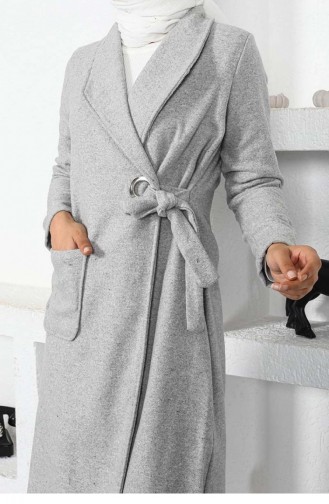 Kaşe Coat 5172-10 Light Gray 5172-10