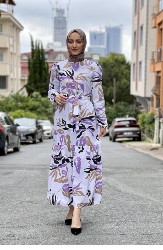 Violet Hijab Dress 5380END.LLA