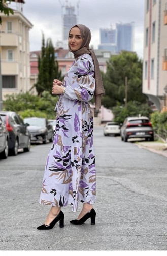 Violet Hijab Dress 5380END.LLA